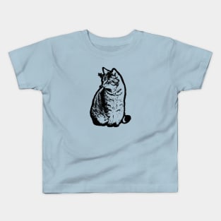 Vigilant Cat Kids T-Shirt